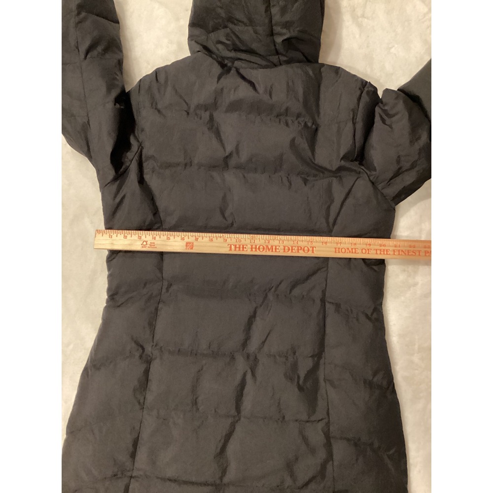 The North Face Womens Black Quilted Long Puffer Parka Hooded Jacket 3XL - Picture 11 of 12